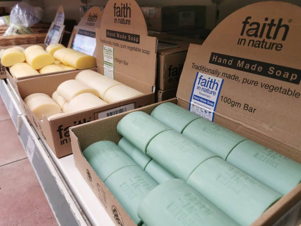 Faith In Nature Handmade Soap: traditionally made and 100% plant-based