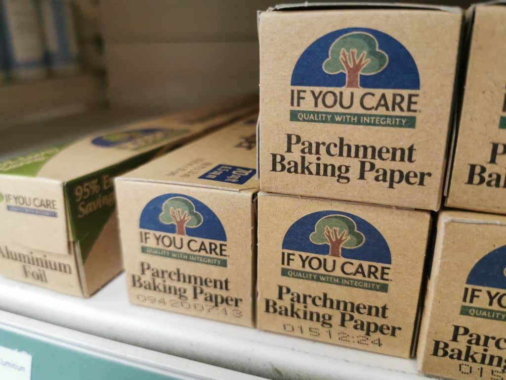 If You Care Parchment Baking Paper: made from unbleached totally chlorine-free (TCF) greaseproof paper